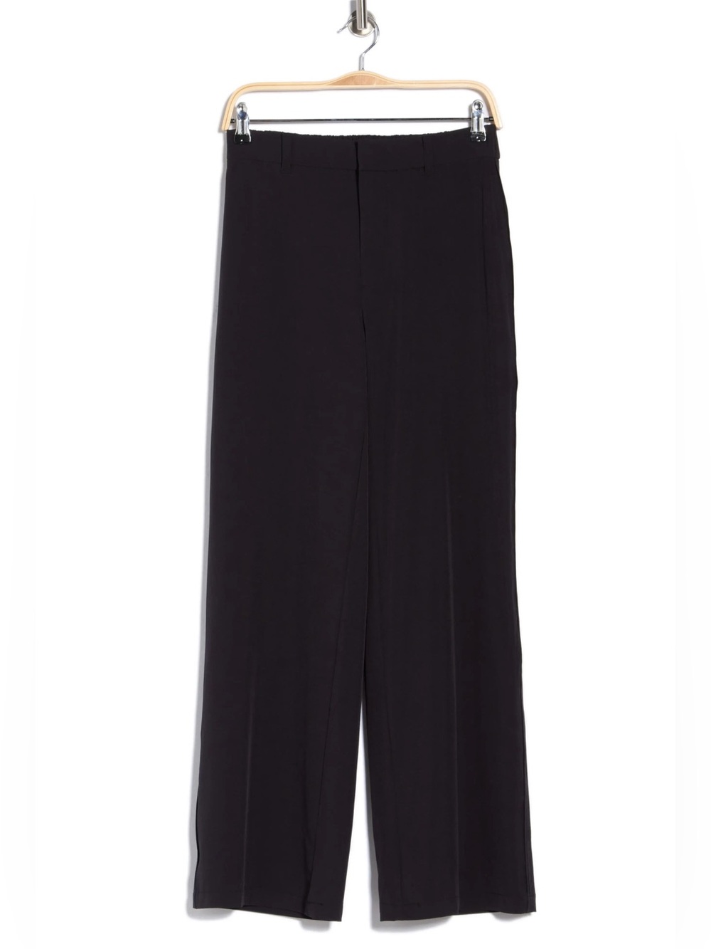 JASON WU Wide Leg Pants in Black Viscose